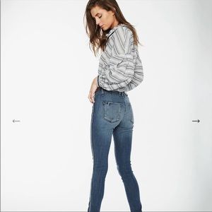 McGuire Womens Jeans Style 15B Skinny‎ Crop High Rise